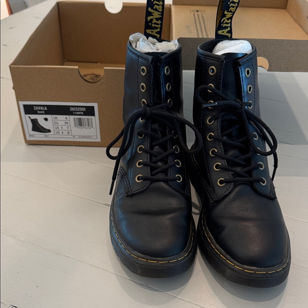 Dr. Martens Zavala Black Boots